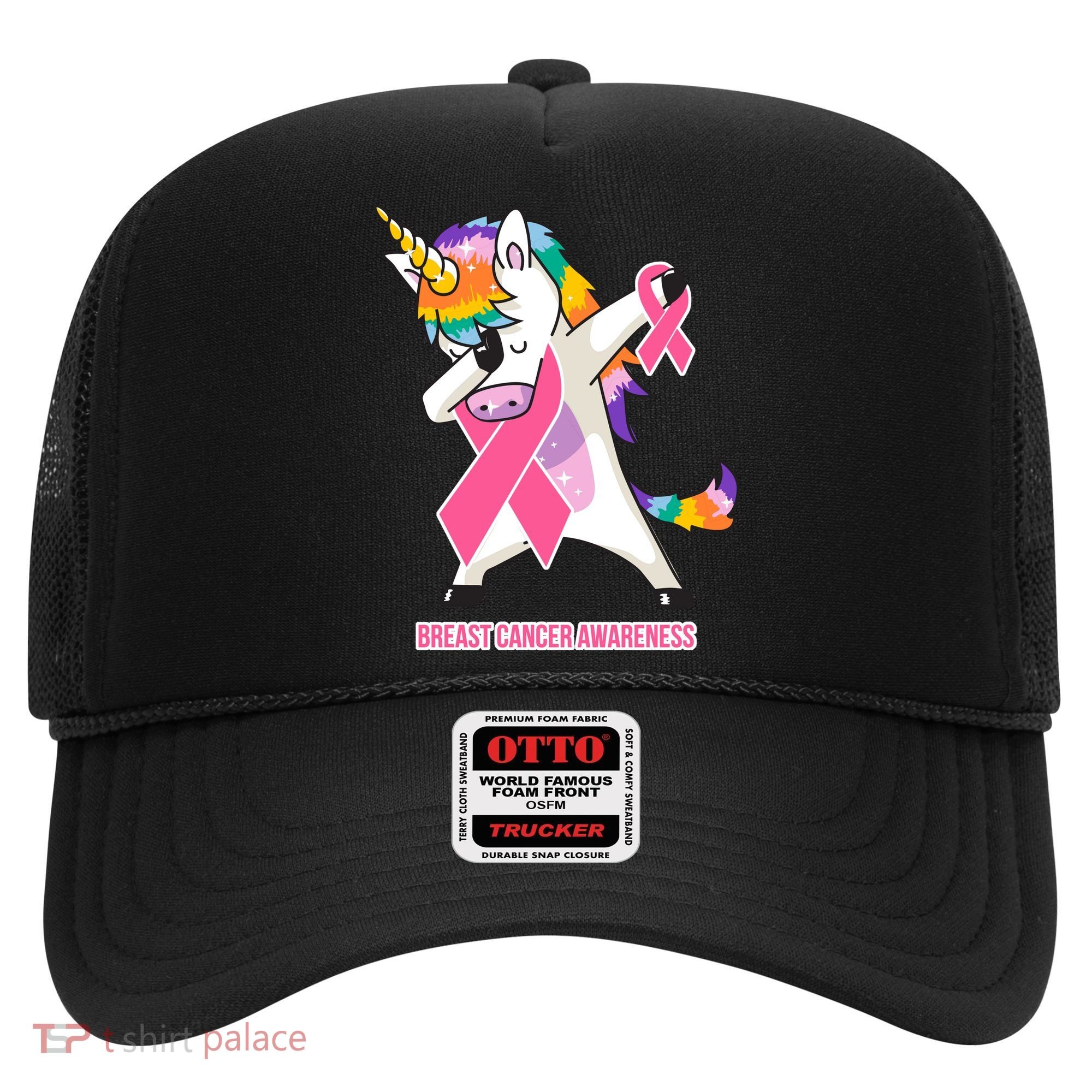 inspirational Breast Cancer Awareness Unicorn Hat