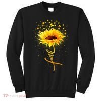 Inspirational Faith Sunflower & Butterflies Sweatshirt thumb 0