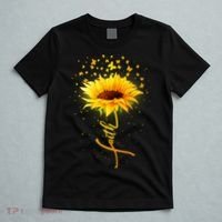 Inspirational Faith Sunflower & Butterflies T-Shirt thumb 5