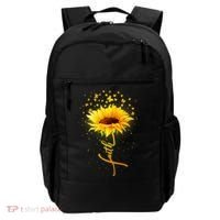 Inspirational Faith Sunflower & Butterflies Backpack thumb 0