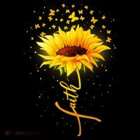 Inspirational Faith Sunflower & Butterflies Coffee Mug thumb 5
