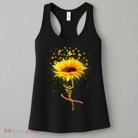 Inspirational Faith Sunflower & Butterflies Women's Tank Top thumb 3