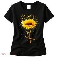 Inspirational Faith Sunflower & Butterflies Women's T-Shirt thumb 0
