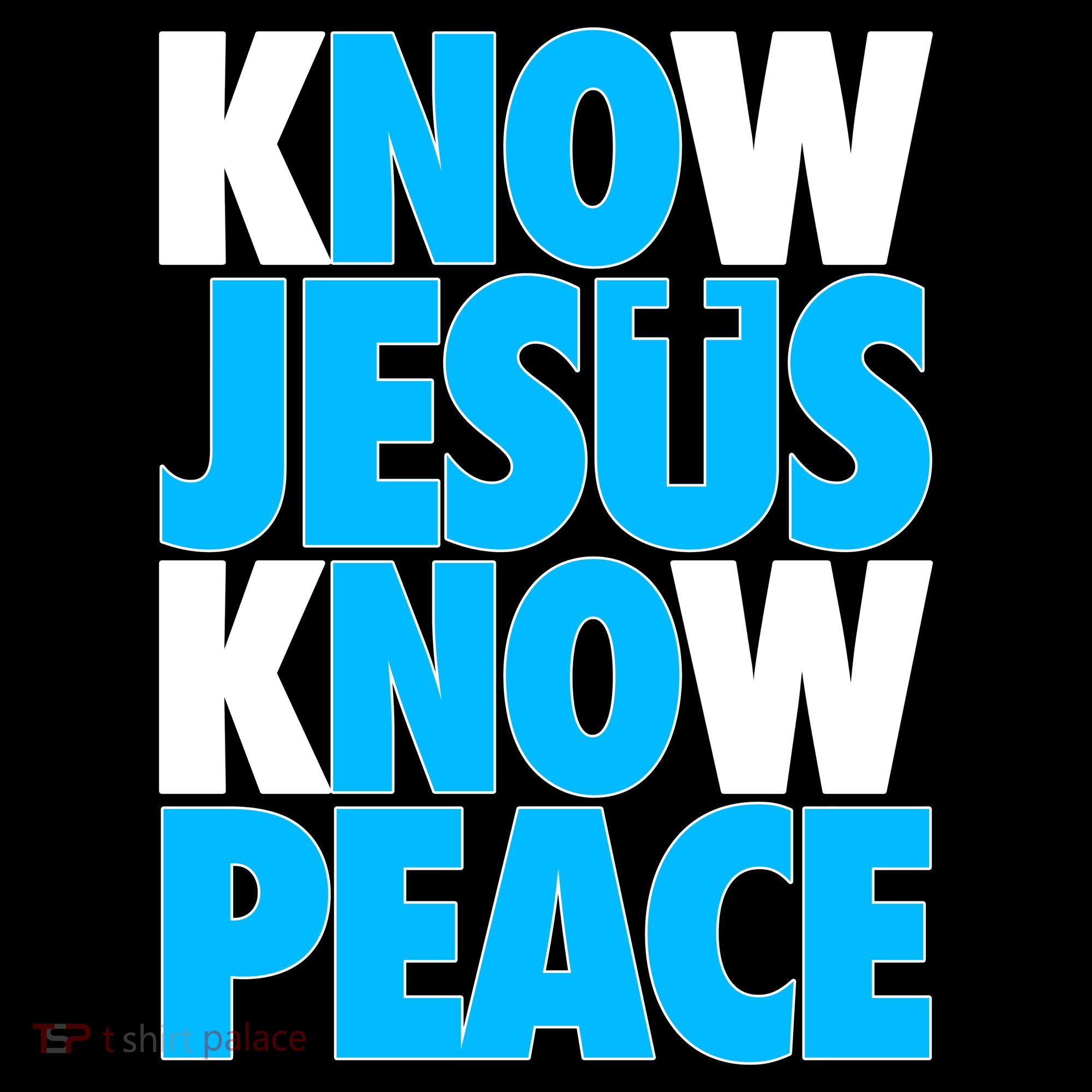 Inspirational Know Jesus Know Peace Backpack
