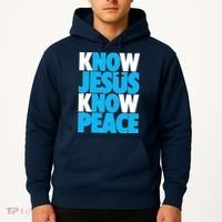 Inspirational Know Jesus Know Peace Hoodie thumb 2
