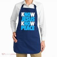 Inspirational Know Jesus Know Peace Apron thumb 2