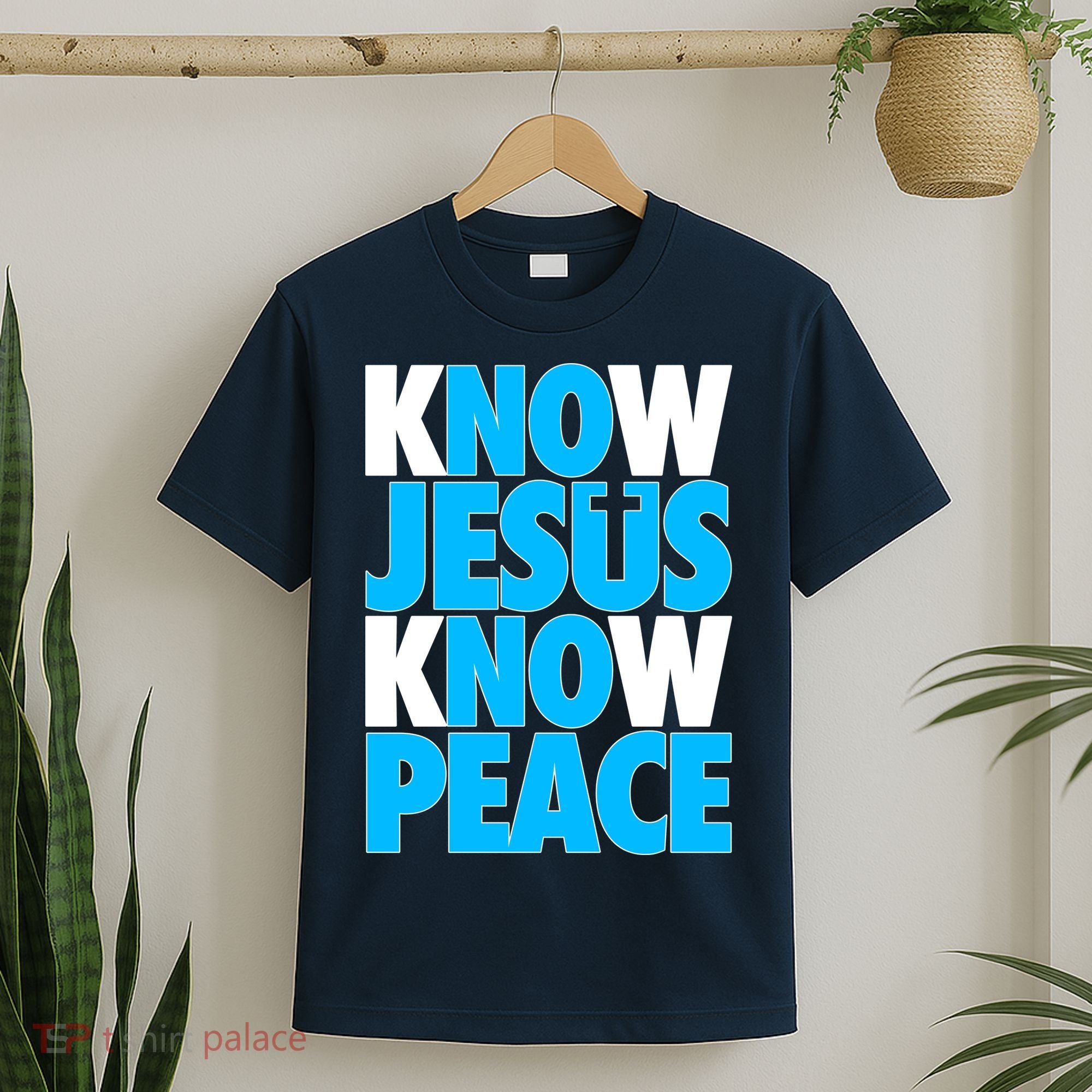 Inspirational Know Jesus Know Peace T-Shirt