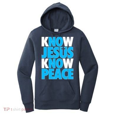 Inspirational Know Jesus Know Peace Women's Hoodie