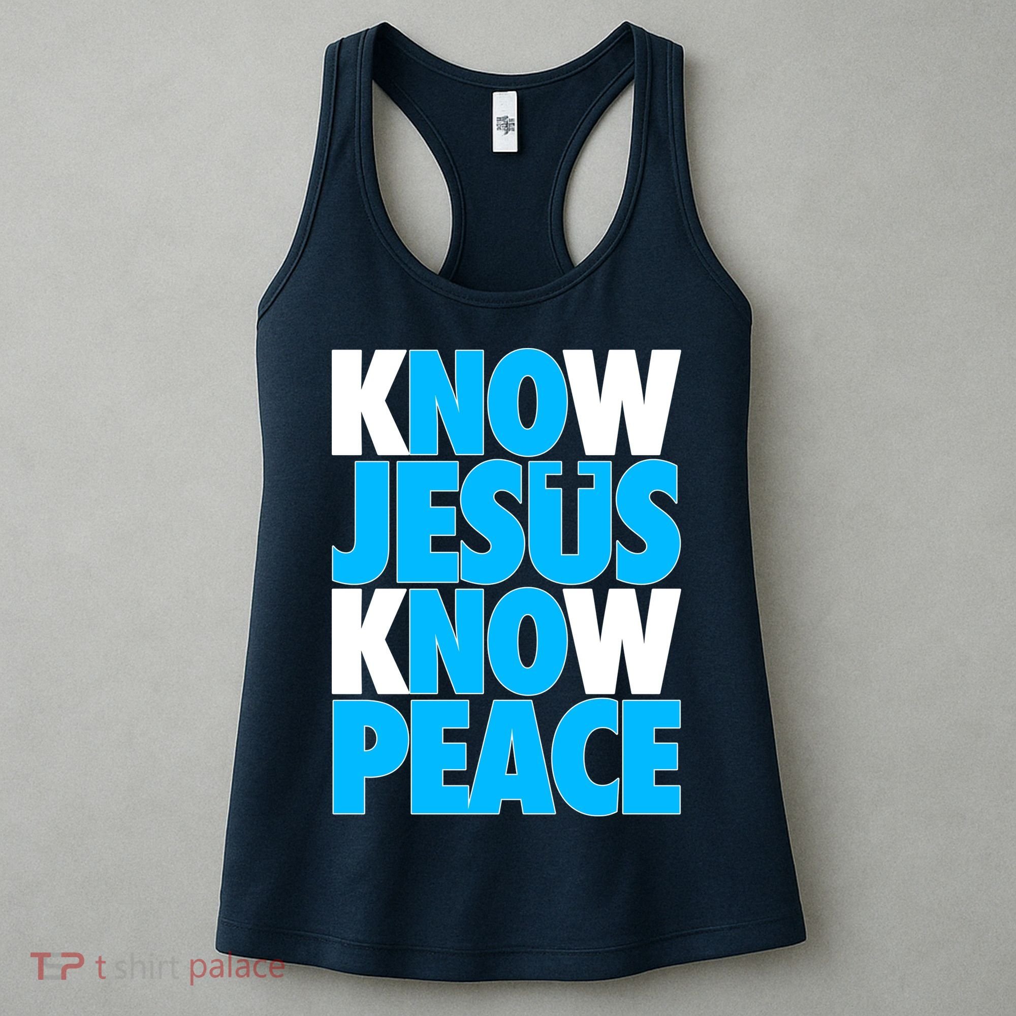 Inspirational Know Jesus Know Peace Women's Tank Top