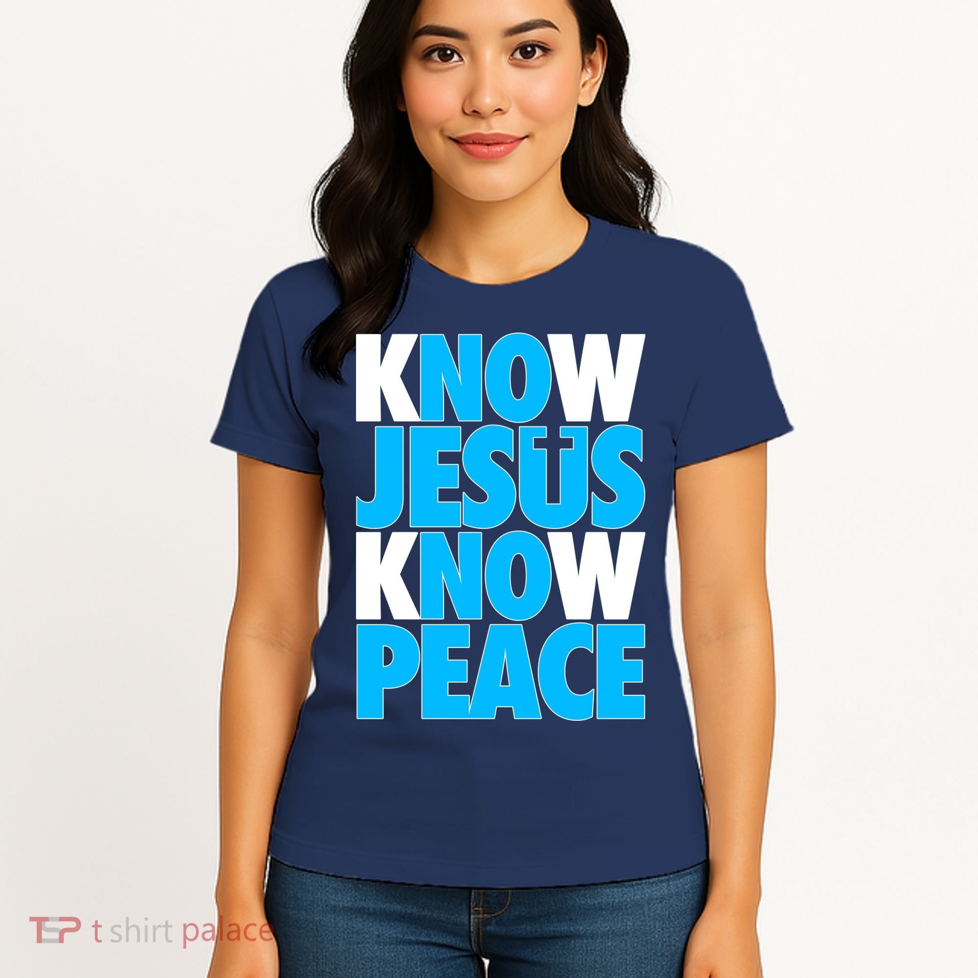 Inspirational Know Jesus Know Peace Women's T-Shirt