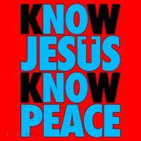 Inspirational Know Jesus Know Peace Santa Hat thumb 1