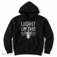Inspirational Light Up The Darkness John 8:12 Hoodie thumb 0