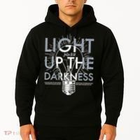 Inspirational Light Up The Darkness John 8:12 Hoodie thumb 2