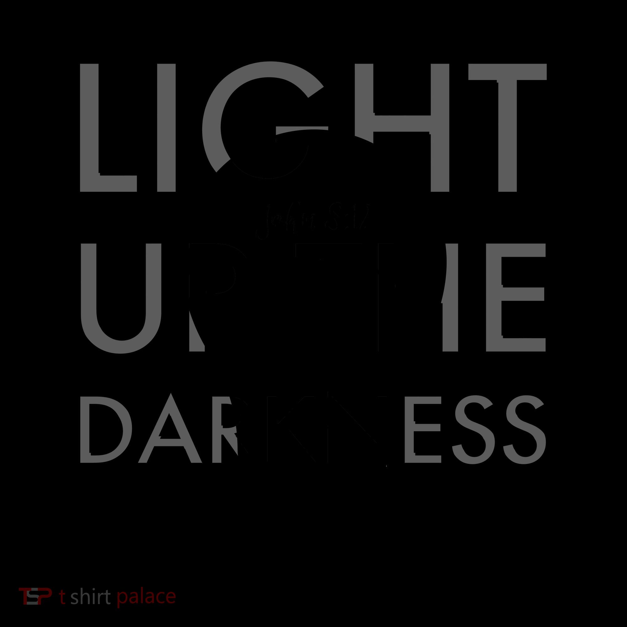 Inspirational Light Up The Darkness John 8:12 Coffee Mug