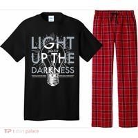 Inspirational Light Up The Darkness John 8:12 Pajama Set thumb 0