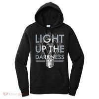 Inspirational Light Up The Darkness John 8:12 Women's Hoodie thumb 0