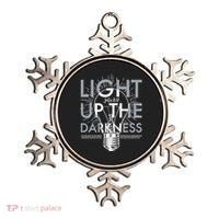 Inspirational Light Up The Darkness John 8:12 Ornament thumb 0
