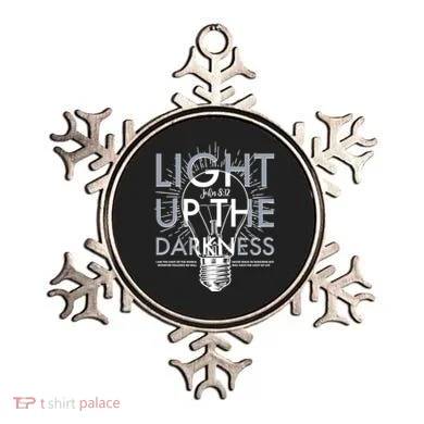 Inspirational Light Up The Darkness John 8:12 Ornament