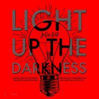 Inspirational Light Up The Darkness John 8:12 Santa Hat thumb 1