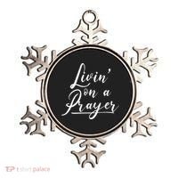 Inspirational Livin' On A Prayer Ornament thumb 0