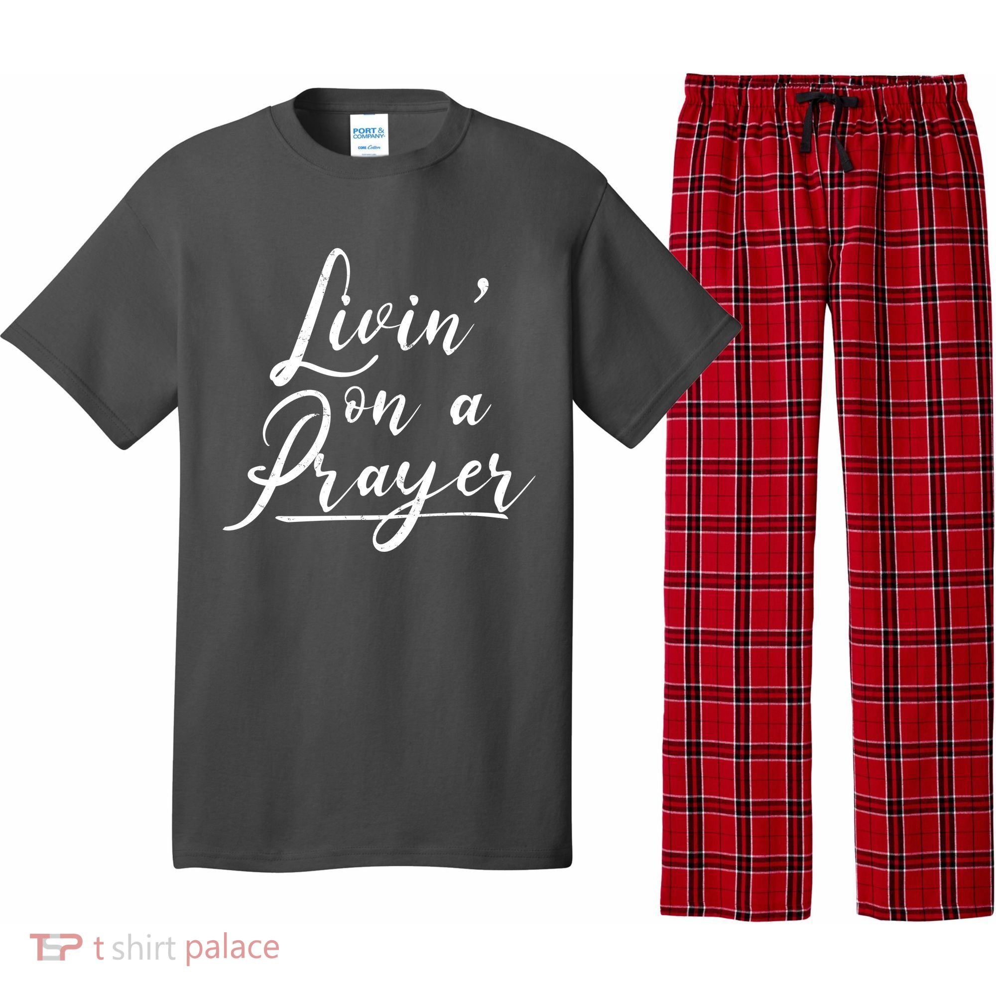 Inspirational Livin' On A Prayer Pajama Set