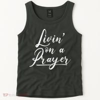 Inspirational Livin' On A Prayer Tank Top thumb 2