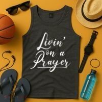 Inspirational Livin' On A Prayer Tank Top thumb 4
