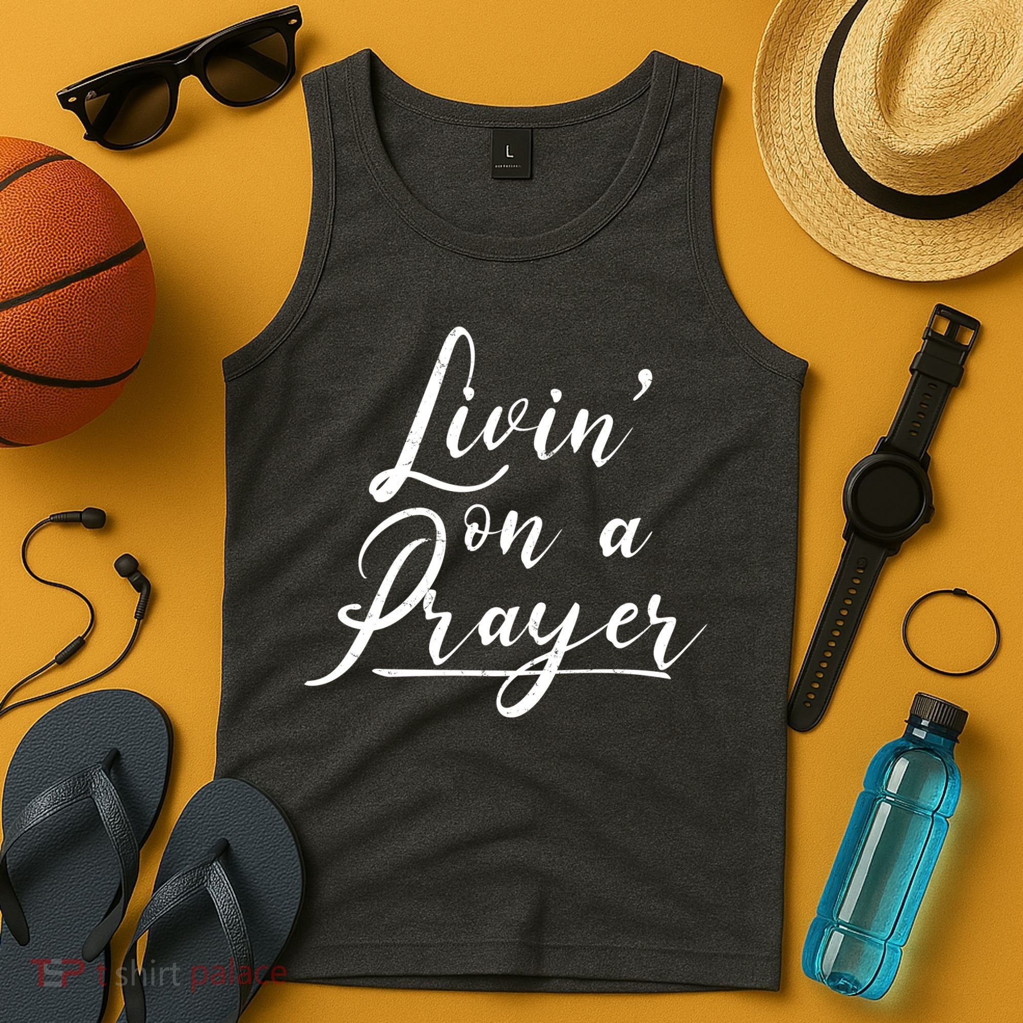Inspirational Livin' On A Prayer Tank Top