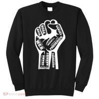 Inspirational People Black History Month Fist Sweatshirt thumb 0