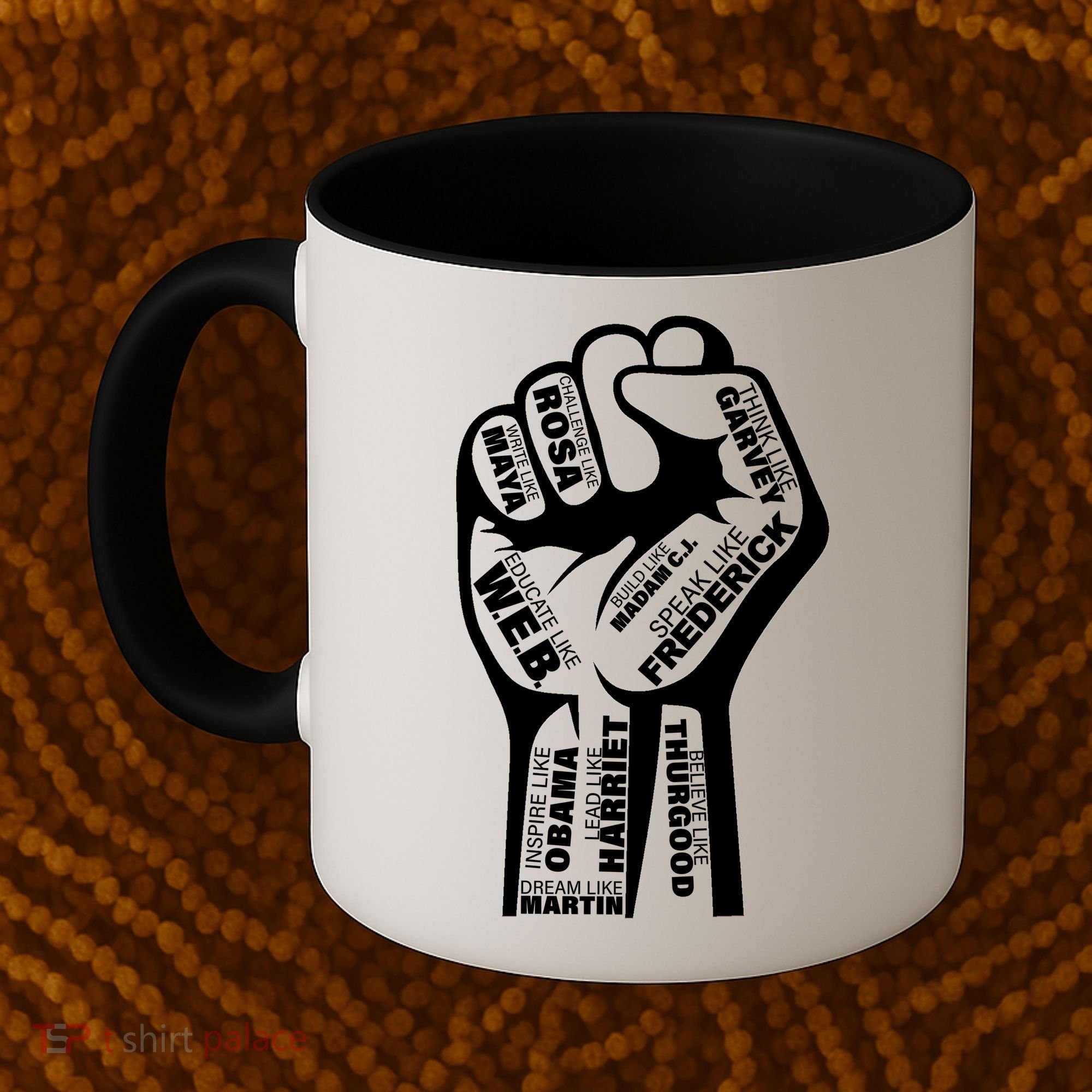 Inspirational People Black History Month Fist Coffee Mug