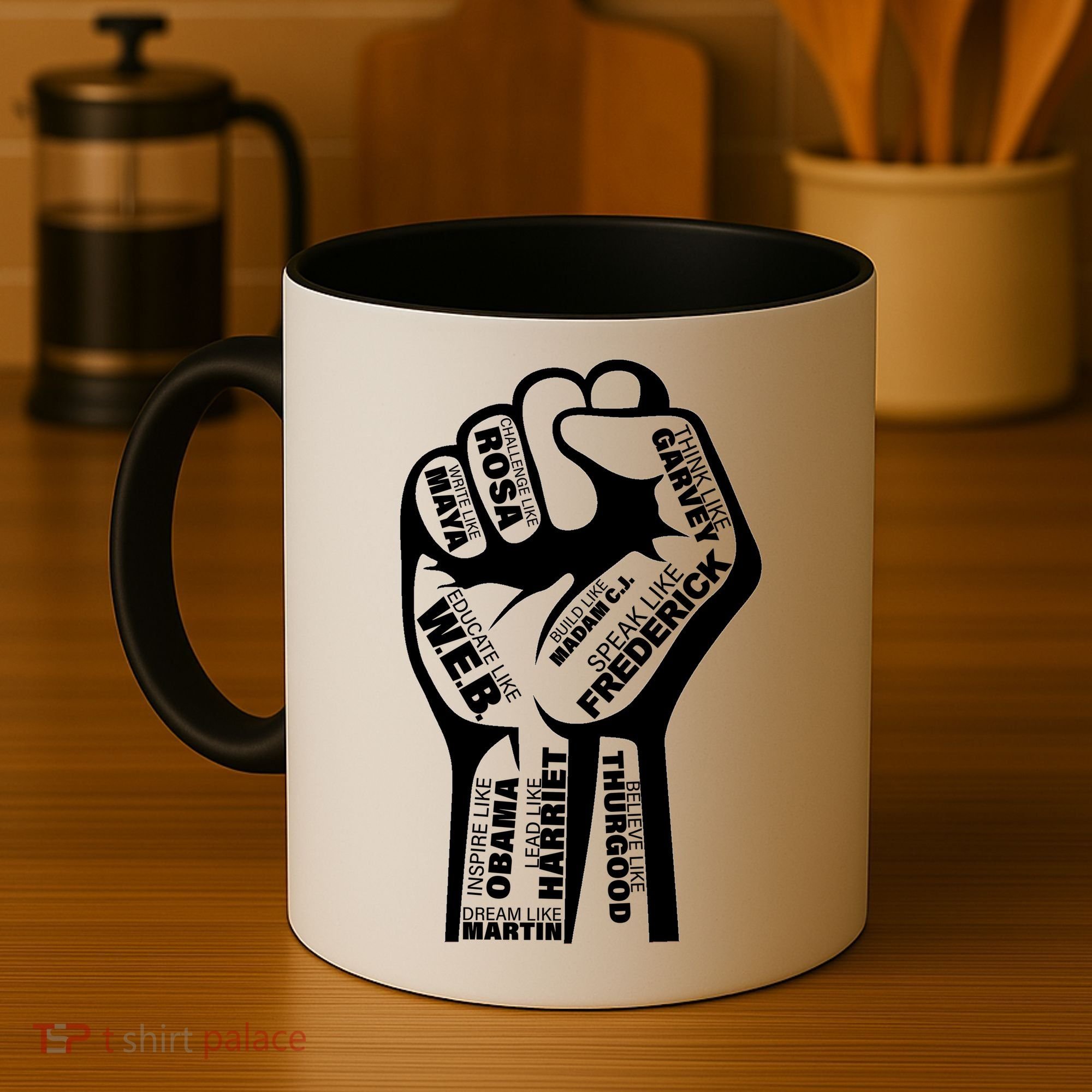 Inspirational People Black History Month Fist Coffee Mug