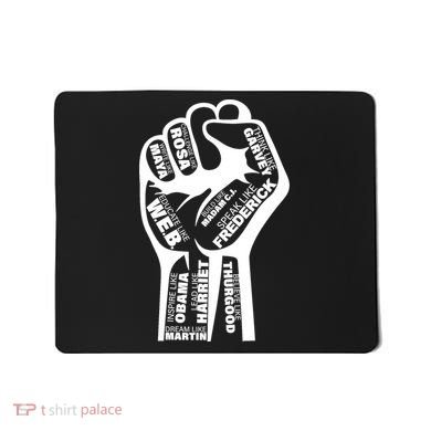 Inspirational People Black History Month Fist Mousepad