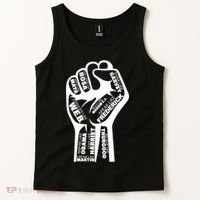 Inspirational People Black History Month Fist Tank Top thumb 2