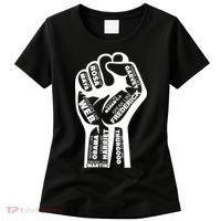 Inspirational People Black History Month Fist Women's T-Shirt thumb 0