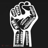 Inspirational People Black History Month Fist Women's T-Shirt thumb 6