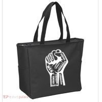 Inspirational People Black History Month Fist Tote Bag thumb 2