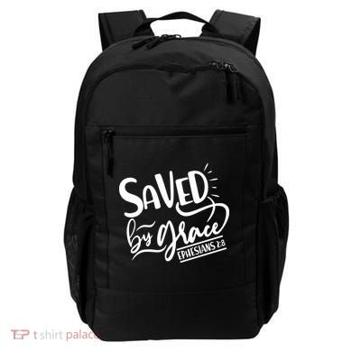 Inspirational Saved by Grace Ephesians 2:8 Backpack