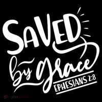 Inspirational Saved by Grace Ephesians 2:8 Kids Sweatshirt thumb 2