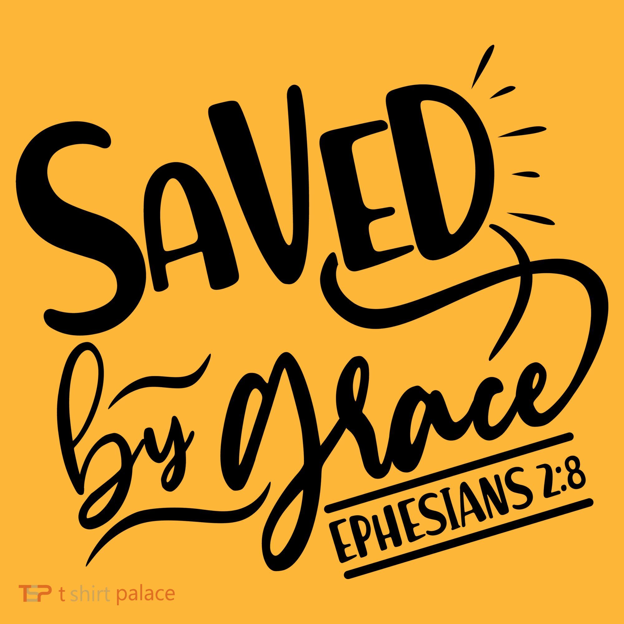 Inspirational Saved by Grace Ephesians 2:8 Mousepad