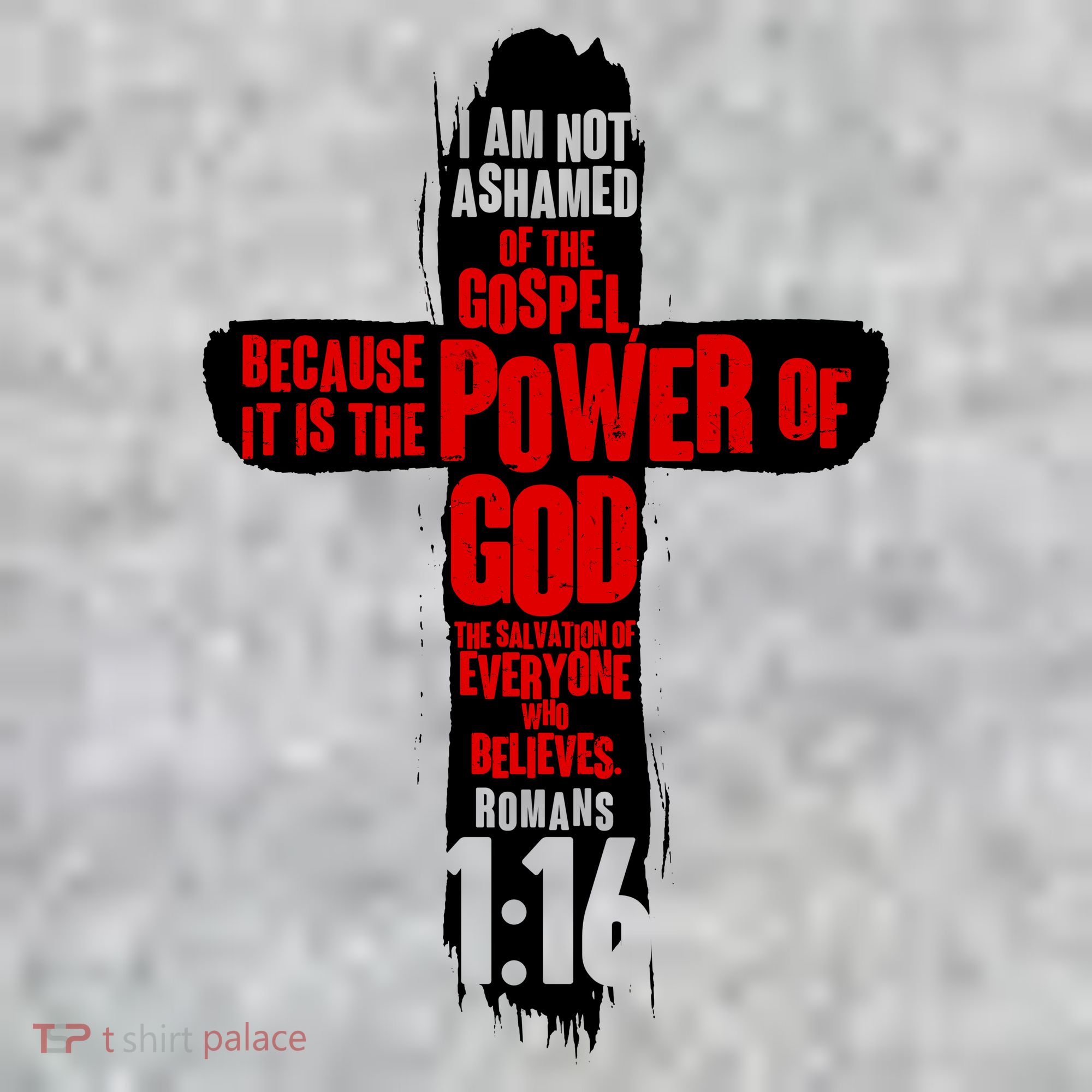 Inspirational The Power Of God Cross Romans 1:16 Long Sleeve Shirt