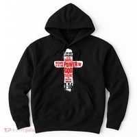 Inspirational The Power Of God Cross Romans 1:16 Hoodie thumb 0