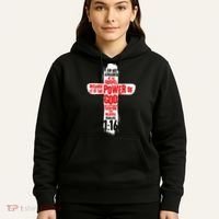 Inspirational The Power Of God Cross Romans 1:16 Hoodie thumb 5