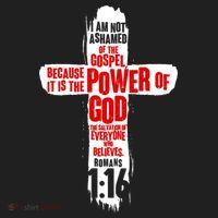 Inspirational The Power Of God Cross Romans 1:16 Hat thumb 2