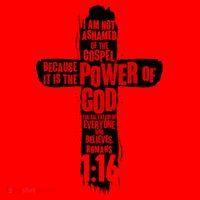 Inspirational The Power Of God Cross Romans 1:16 Santa Hat thumb 1