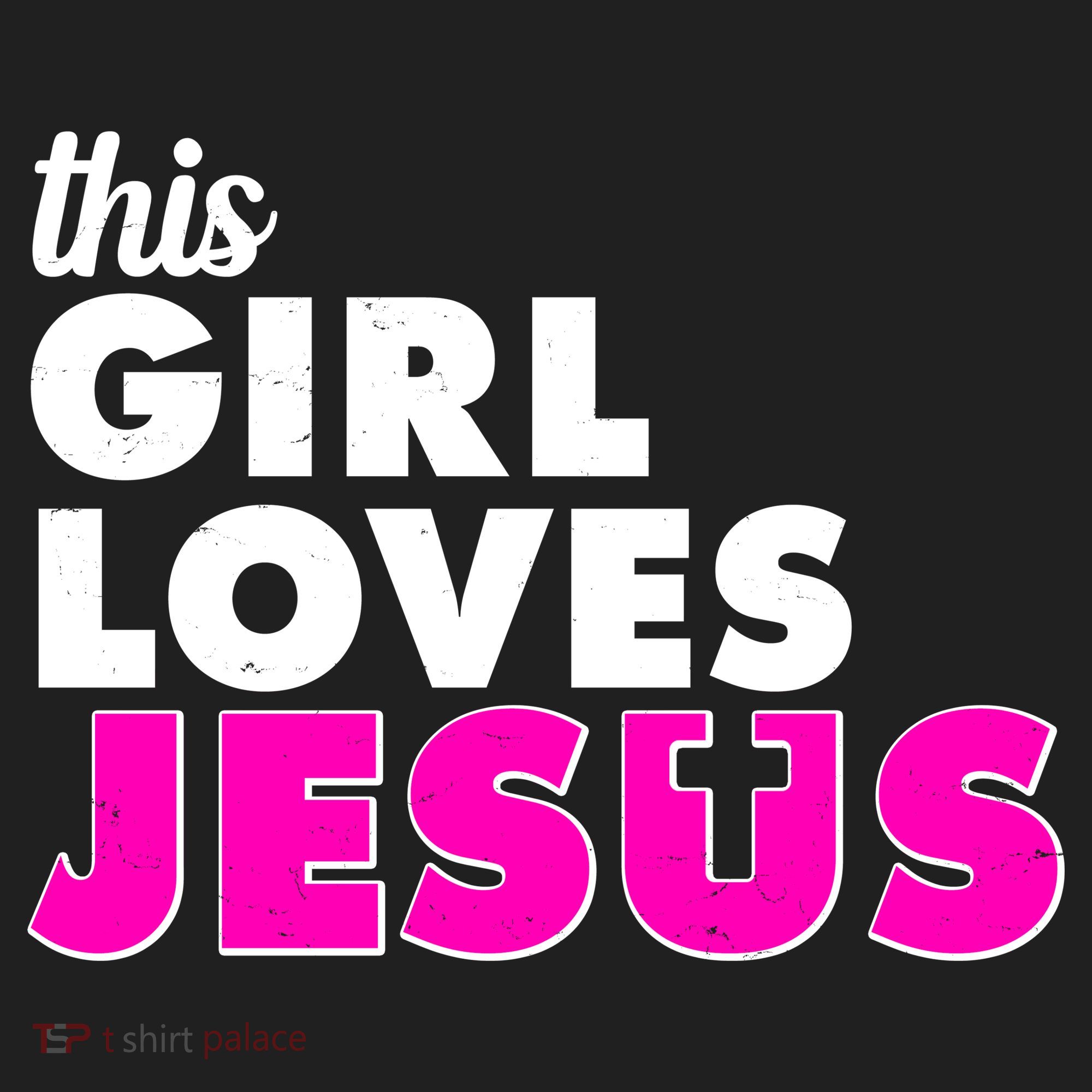 Inspirational This Girl Loves Jesus Women's Sweatshirt
