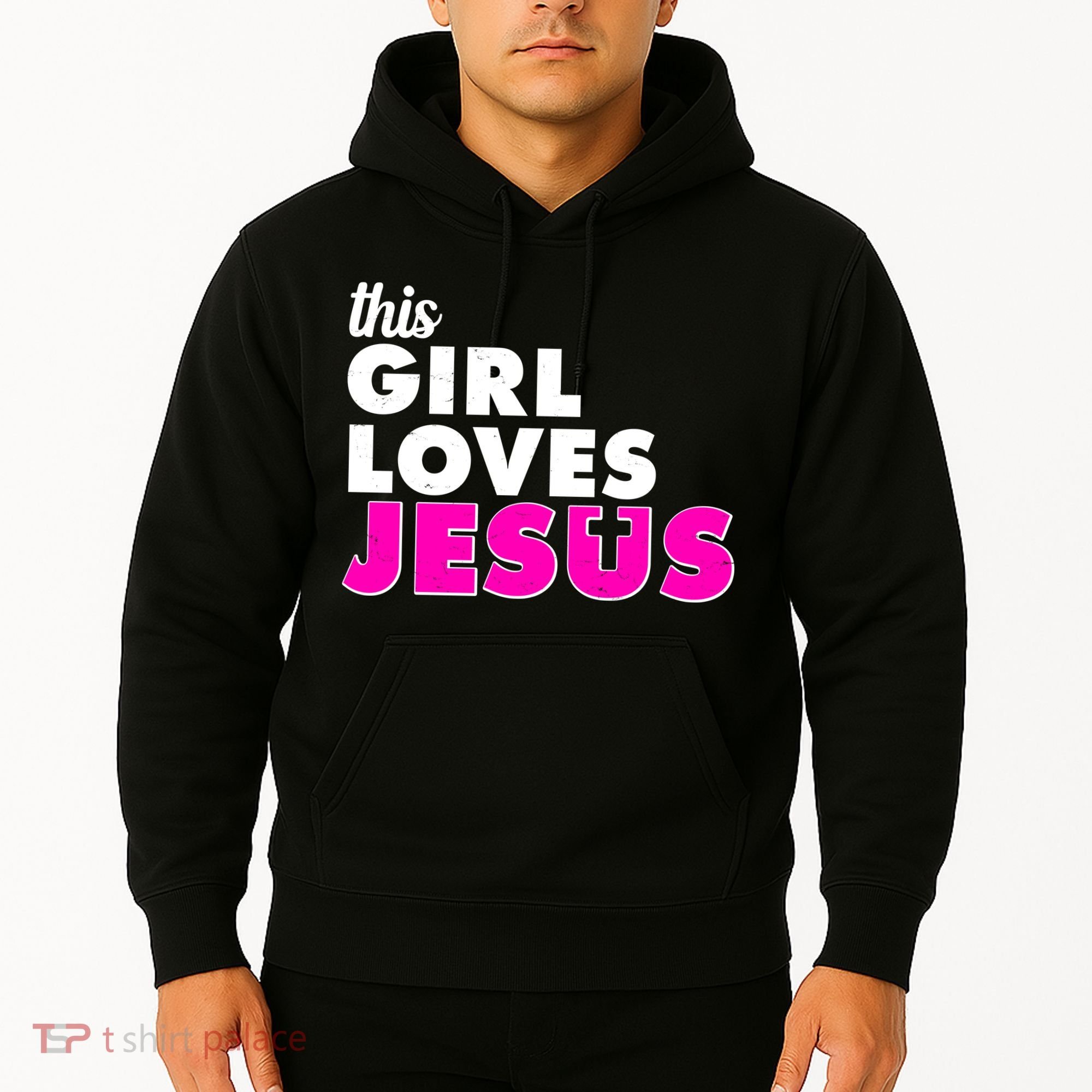 Inspirational This Girl Loves Jesus Hoodie