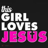 Inspirational This Girl Loves Jesus Mousepad thumb 1