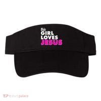 Inspirational This Girl Loves Jesus Visor thumb 0