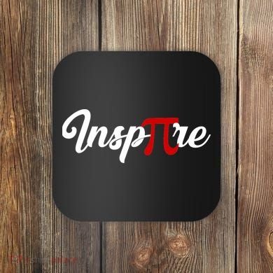 InsPIre Pi Day Logo 3.14 Coaster