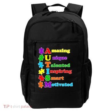 Inspiring Autism Awareness Amazing Smart Unique Puzzle Backpack